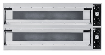 Four à pizza à 2 chambres Trays 66L Glass | PRISMAFOOD 227350