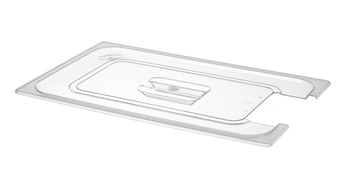 Couvercle en polycarbonate pour GN 1/1 avec découpe pour sous-vide | HENDI 864227