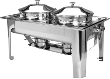 Réchaud de table avec marmites 2x4,5 L | YATO YG-04125