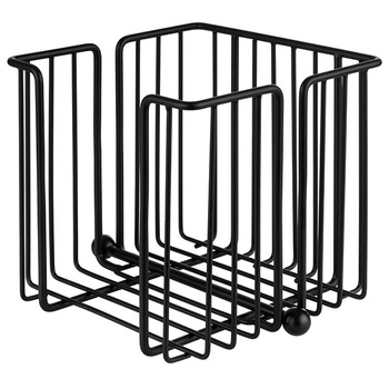 Porte-serviettes URBAN, noir, 19x19x18 cm | APS 11771