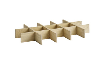Insert pour boîte en bois GN 1/1, 50,5x30x6 cm, marron | APS 14021