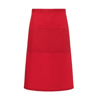 Tablier de serveur basic avec poche Rouge | KARLOWSKY BBSS 3-8-pièces