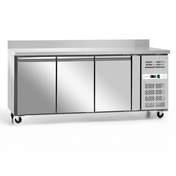 Table réfrigérée 3-portes 465 l, avec groupe latéral | FORGAST FG07123