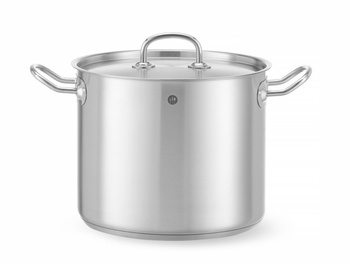 Casserole haute en acier inoxydable - capacité 9 L Kitchen Line | HENDI 837306