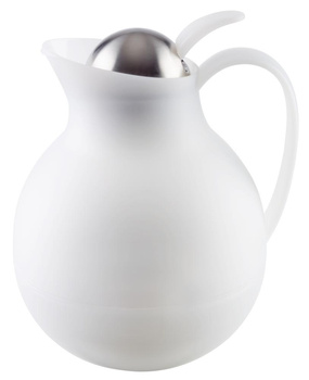 Thermos en polypropylène avec ampoule en verre ECONOMY, blanc, 1 l | APS 10913