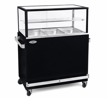Support pour vitrine chauffante BMV 30 N, 106x61,5x92 cm, noir | ROLLER GRILL MS 30 N