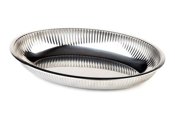 Plateau en acier inoxydable 26,5x18,5 cm | APS 40110