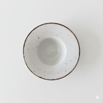 Assiette à pâtes Still Rustic crème 23 cm | KERA CERAMIKA 14.10/R.K