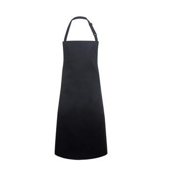 Tablier imperméable Basic à bretelles avec boucle 72 x 86 cm noir | KARLOWSKY BLS 7-1-Stck