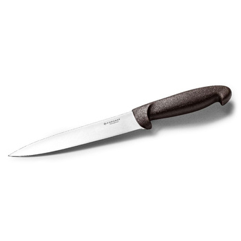 Couteau de cuisine HACCP brun lg. 18 cm | FORGAST FG01843