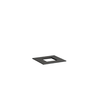 Plaque en ardoise avec découpe carrée, Valo pour GN 1/6, 17,6x16,2x1 cm, noir | APS 14076
