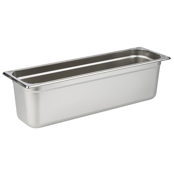 Bac GN 2/4 profondeur 15 cm en acier inoxydable | APS 81806