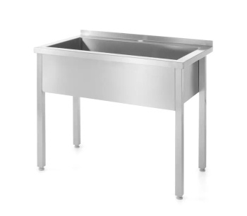 Bac en acier inoxydable à 1 cuve Profi Line, 100x60x85 cm | HENDI 811832
