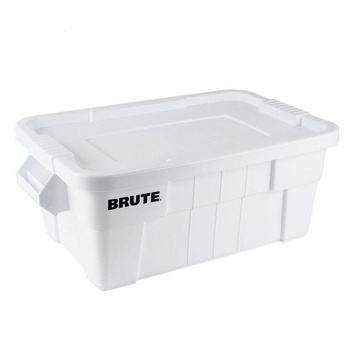 Conteneur de transport pour denrées alimentaires en polyéthylène BRUTE 53 L blanc | RUBBERMAID 9S30-00-WHI