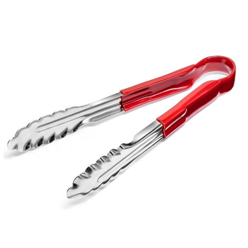 Pince de service HACCP rouges, universelles, 24 cm | FORGAST FG11118