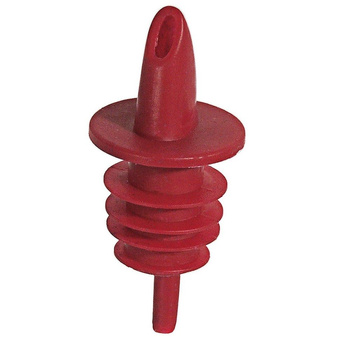 Verseur à alcool rouge, en polyéthylène, 7 cm | CONTACTO 5852/005