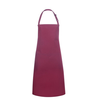 Tablier de cuisine Basic 75 x 90 cm avec poche et boucle bordeaux | KARLOWSKY BLS 5-4-pcs