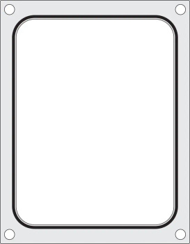 Matrice pour soudeuse, 25x19,5 cm | HENDI 805572