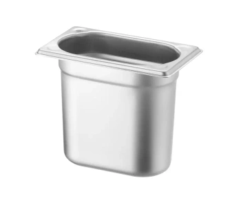 Récipient GN 1/9 prof. 15 cm en acier inoxydable KITCHEN LINE | HENDI 806746