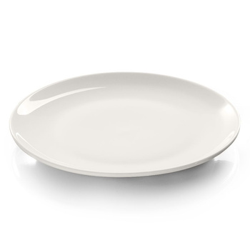 Assiette plate sans bord en porcelaine Modermo Prima 25 cm | MODERMO MP034