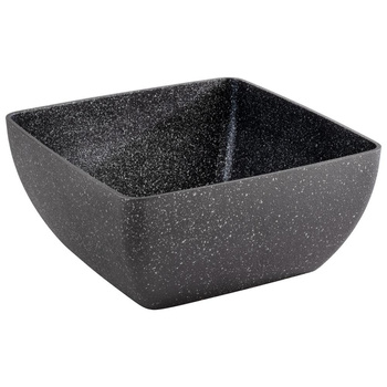Bol FROSTFIRE, en aluminium avec revêtement, 25x25x12 cm, 3,8 l, gris moucheté | APS 30504
