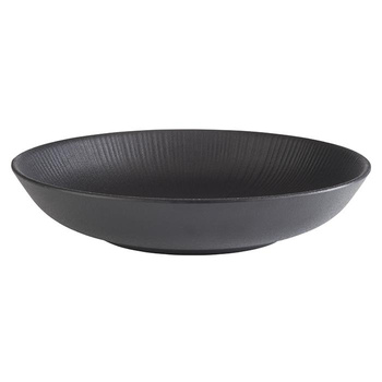 Bol NERO, mélamine, noir, 22.5x4.5 cm, 0.8 l | APS 85060