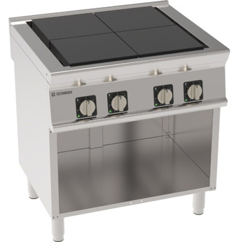 Cuisinière professionnelle électrique 4-plaques | TECNOINOX 716102