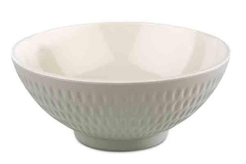 Bol ASIA PLUS, mélamine, blanc - gris, 16x7 cm, 600 ml | APS 15403