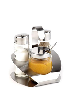 Set à condiments DAILY, 3 éléments, 10x9.5x11.3 cm | APS 40474