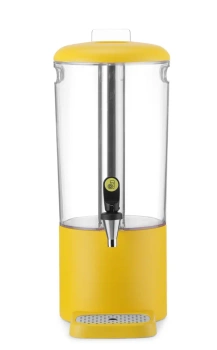 Distributeur de jus, UNIQ, conçu par Robert Bronwasser, 8L, jaune, 318x216x(H)532mm | HENDI 425039
