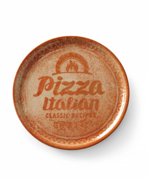 Assiette à pizza Recipe Collection rouge brique - Ø 33 cm | HENDI 778944