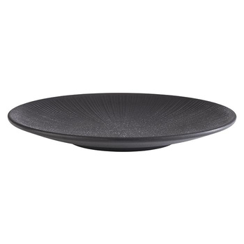 Assiette NERO en mélamine, noire, 26 cm | APS 85064