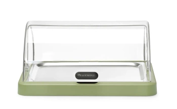 Vitrine réfrigérée simple roll-top Duo UNIQ conçue par Robert Bronwasser, verte, 46x35x22 cm | HENDI 871966