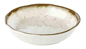 Assiette STONE ART en mélamine, 20x4,5 cm | APS 84514