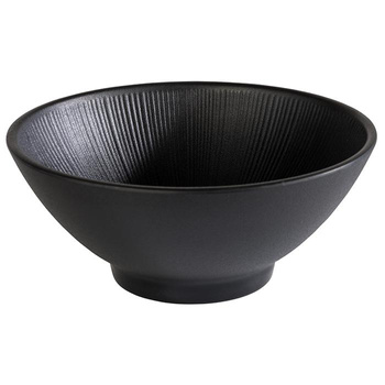 Bol NERO, mélamine, noir, 19x8 cm, 900 ml | APS 85070