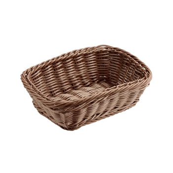 Corbeille de table et de buffet ECONOMIC, ovale, marron, 24x18,5x9 cm | APS 40195