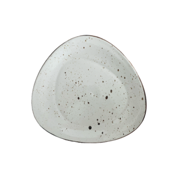 Assiette plate Delta Rustic crème 26 cm | KERA CERAMIKA 15.3/R.K