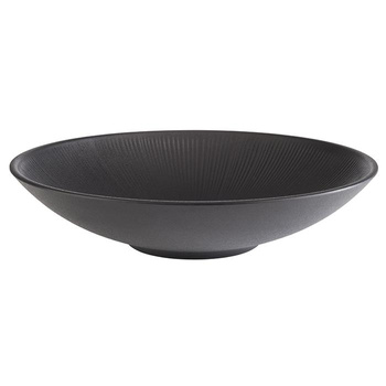 Bol NERO, mélamine, noir, 30x7 cm, 2,2 l | APS 85062