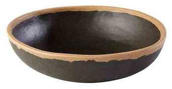 Bol CROCKER, mélamine, noir - marron, 16,5x4 cm, 500 ml | APS 84574