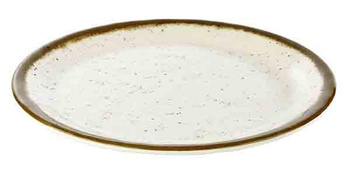 Assiette STONE ART en mélamine, 25x2 cm | APS 84511