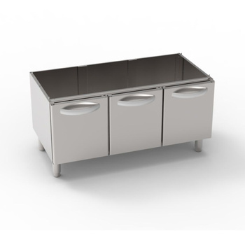 Socle avec armoire à 3 portes | TECNOINOX 716079
