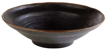 Bol MARONE, mélamine, noir - marron, 30,5x8,5 cm, 2 l | APS 84174