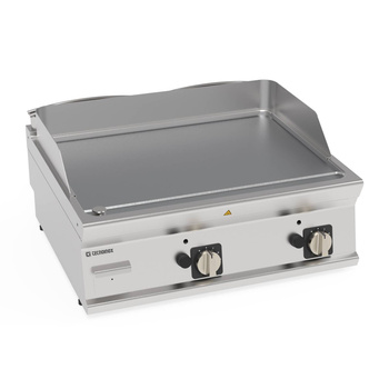 Plancha à gaz chromée brossée réglable 74,8 x 56,4 cm | TECNOINOX 713186