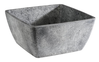Bol CONCRA, mélamine, gris, 19x19x9 cm, 1,5 l | APS 84830