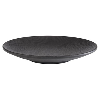 Assiette NERO en mélamine, noire, 21 cm | APS 85063