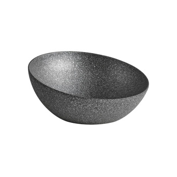 Bol FROSTFIRE, en aluminium avec revêtement, 32,5 x 14 cm, 1,9 l, noir moucheté | APS 30010