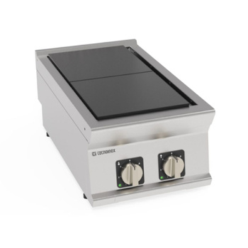 Cuisinière professionnelle électrique 2-plaques | TECNOINOX 716099