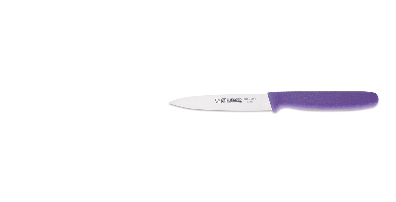 Couteau à éplucher - 10 cm, violet clair | GIESSER MESSER 8315 sp 10 hvi