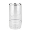 Rafraîchisseur à bouteilles, cooler, polystyrène, transparent, 11,5x23 cm | APS 36032