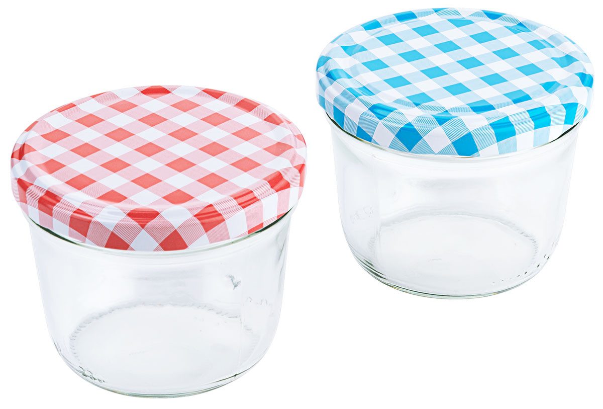 Bocaux avec couvercle, 230 ml, 7,5 cm, lot de 6 pièces | CONTACTO 2705/230